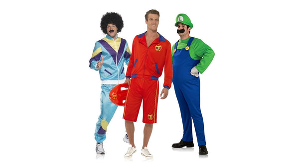 Mens 80s & 90s costume collection banner