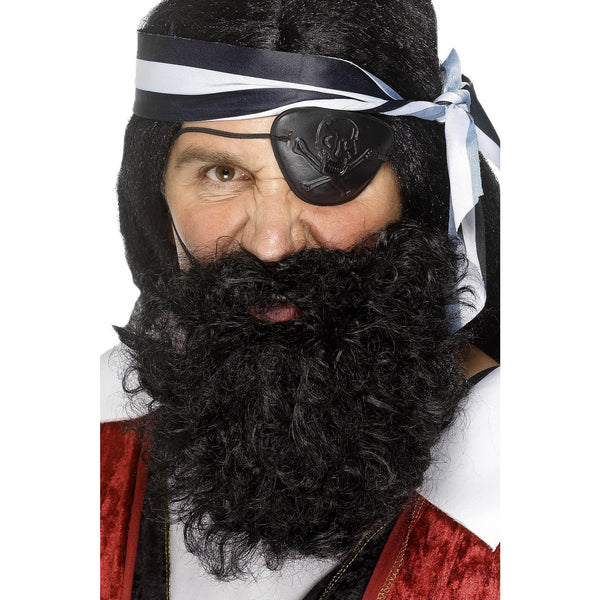 Black pirate beard