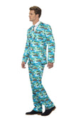 Side of Aloha tropical island pattern suit