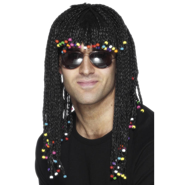 Buy Braided and Beaded Unisex Wig Black