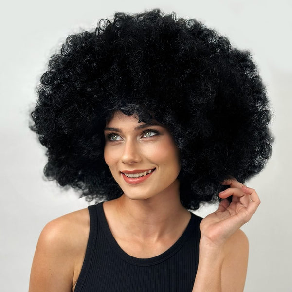 Buy Super Jumbo Afro Wig Black