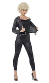 Grease Bad Sandy leggings, jacket with Grease logo, top and belt