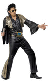 Elvis black and gold costume with cape and belt