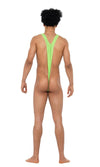 Back of green Borat mankini