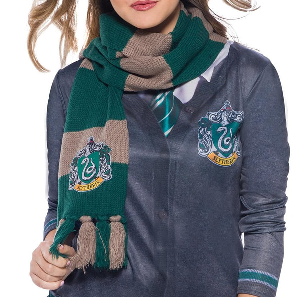 Slytherin green house scarf