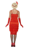 Fringe Flapper Long Red