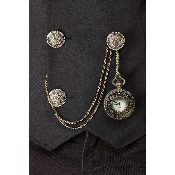 20s Pocket Fob Watch Nature