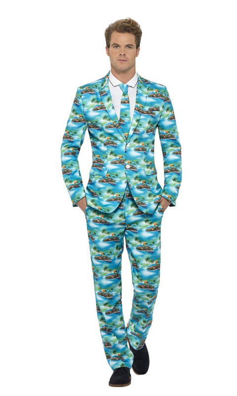 Aloha tropical island pattern suit