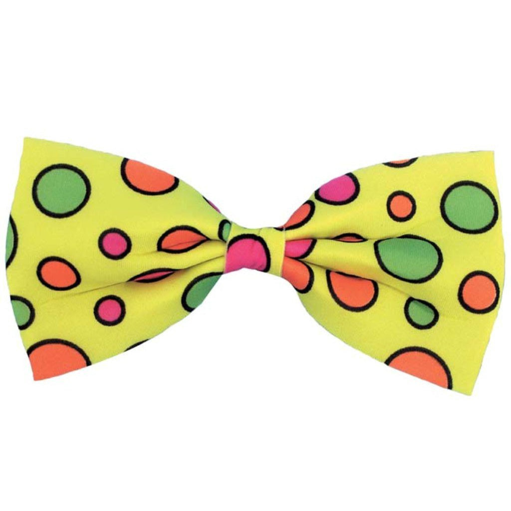 Jumbo Clown Bow Tie - Oversized Novelty Bow Tie For Costumes, Cosplay, Carnival, And Fancy Dress