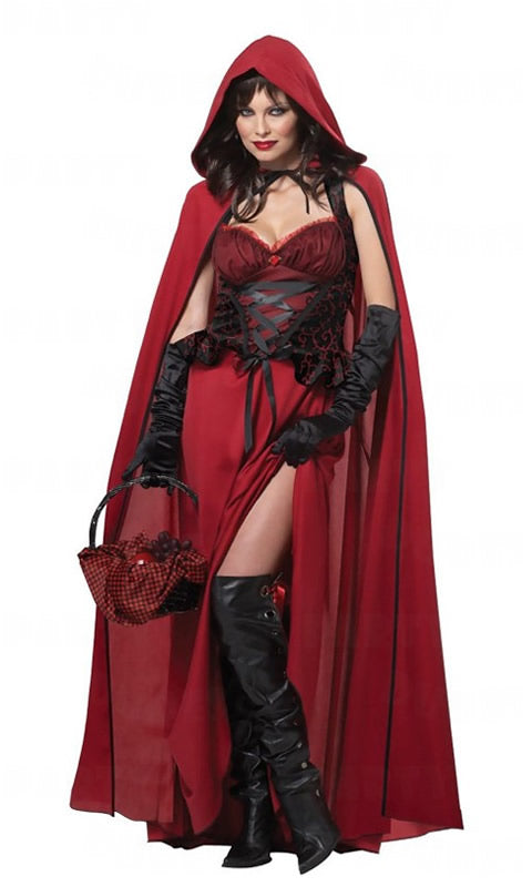 Long Red Riding hood costume