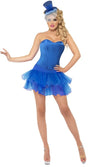 Burlesque Dancer Blue