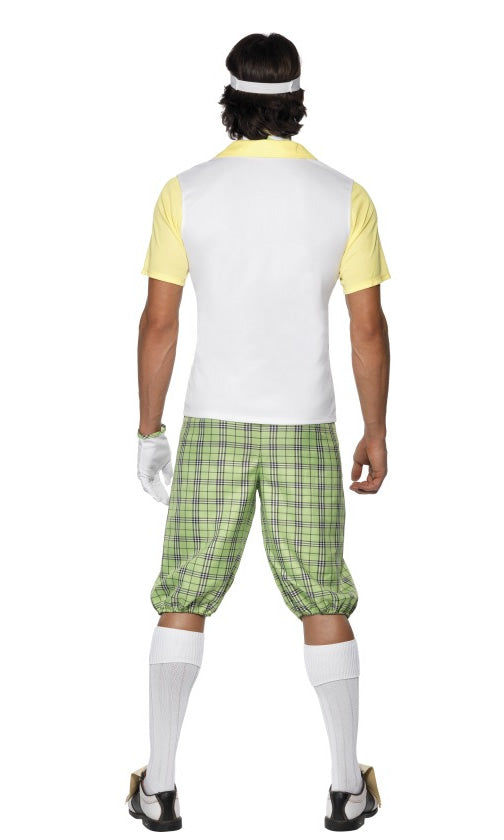 He Is Golfing