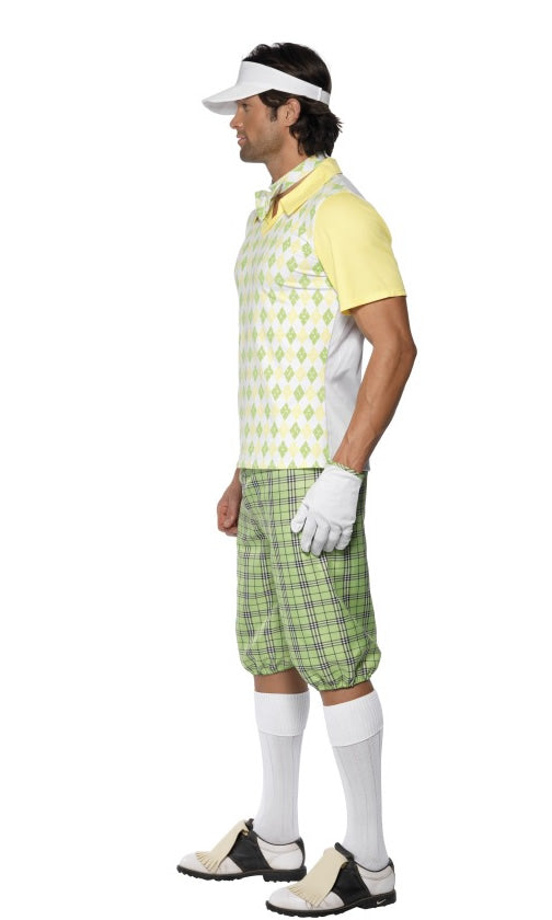 He Is Golfing