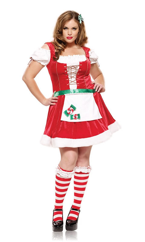 Miss Peppermint Santa Plus Size