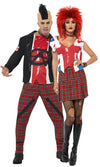 Woman's punk costume, next to male matching partner