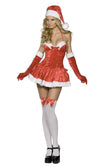 Naughty Miss Santa Red
