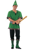 Peter Pan tunic with hat and boot covers