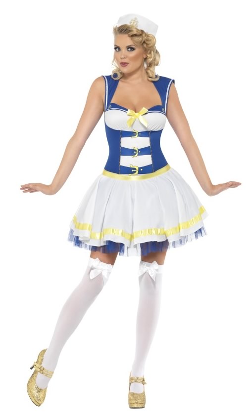 Pin Up Sailor White