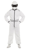 White Stig race suit with soft helmet and gloves