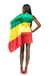 Back of rasta flag dress