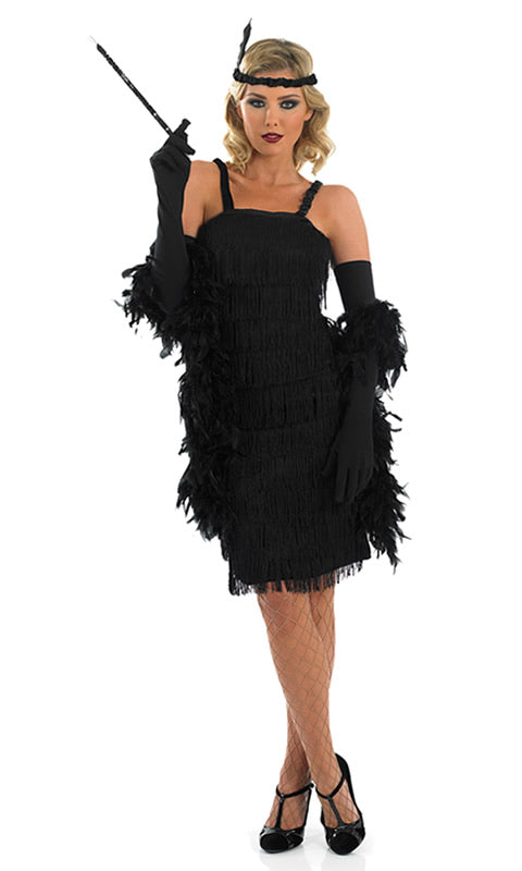 Roaring 20s Girl Black