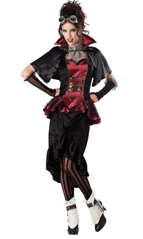 Steampunk Victorian Vampiress