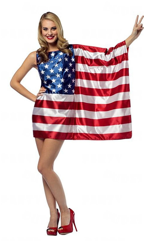 USA flag dress
