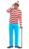 Where's Wally costume top, pants, hat and glasses