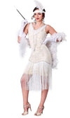 White Fringe Flapper