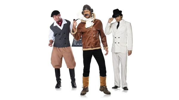 Men's 1920s and gangster costumes