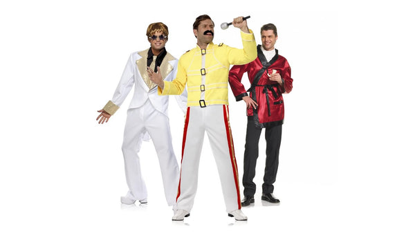 Famous men costume collection banner