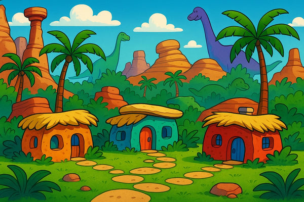 Cartoon Flintstones mens costume collection banner