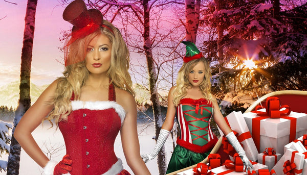 Women's Christmas costume collection banner