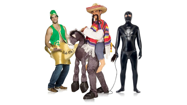 Men's novelty costume collection banner