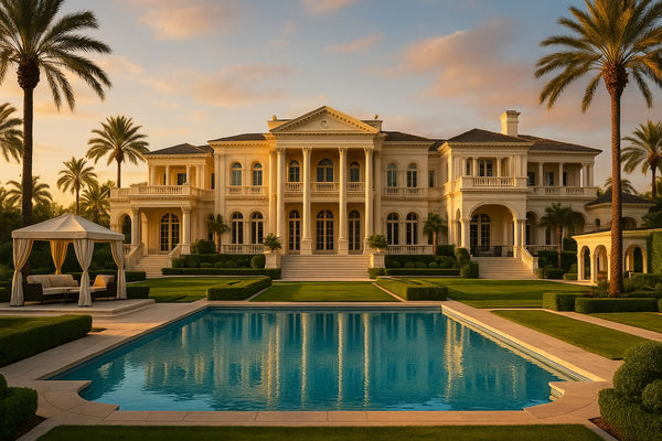 A luxury mansion for a womens Playboy mansion costume collection