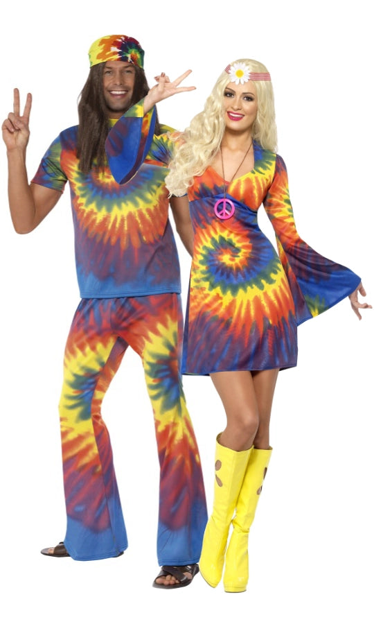 60s Tie Dye Chick