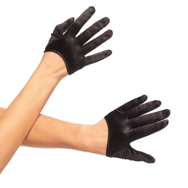 Black Mini Crop Gloves