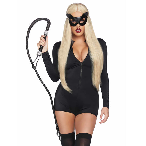 Buy Braided Whip with Rhinestone Look Handle