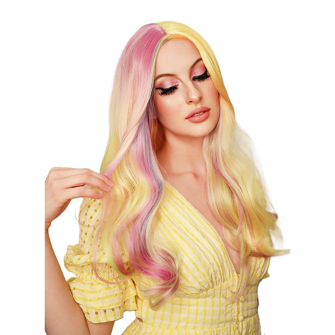 Buy Pastel Rainbow Long Deluxe Fashion Wig