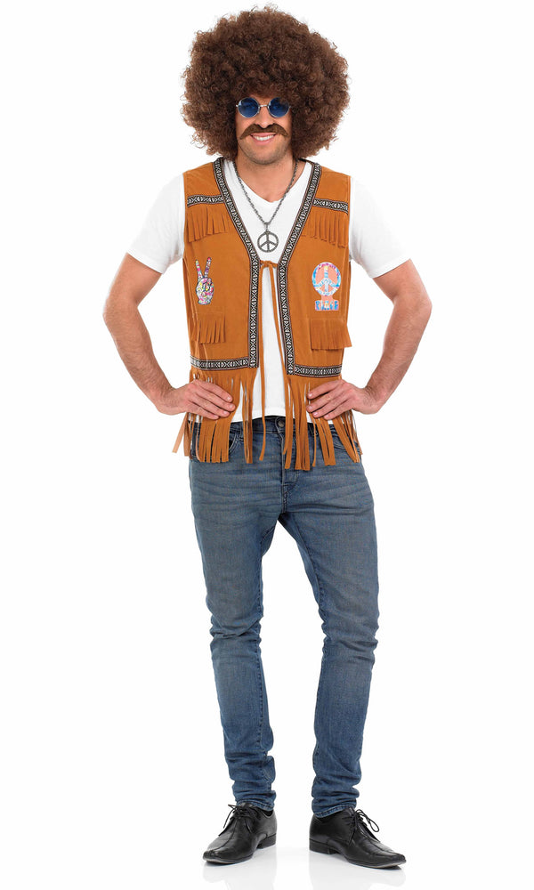 Buy 60s Hippie Fringe Vest