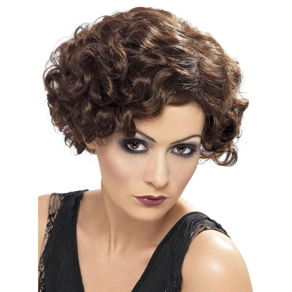 Buy 20s Flirty Flapper Wig Brown