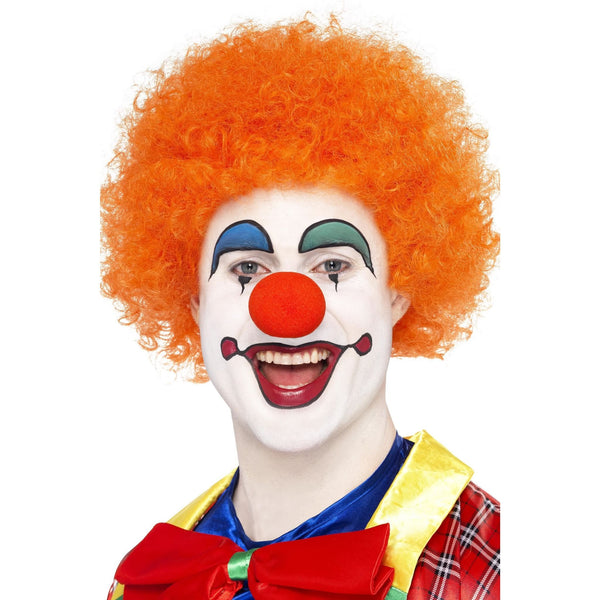 Afro Or Clown Wig Orange