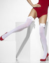 Buy Stockings with Satin Bow White-White