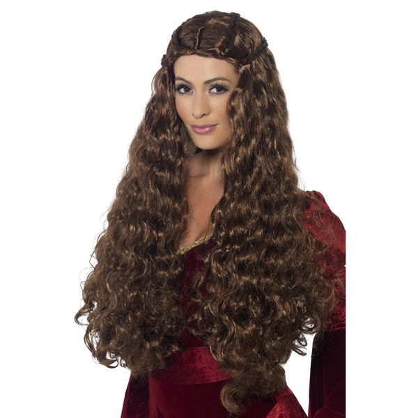 Buy Medieval Princess Wig Brown