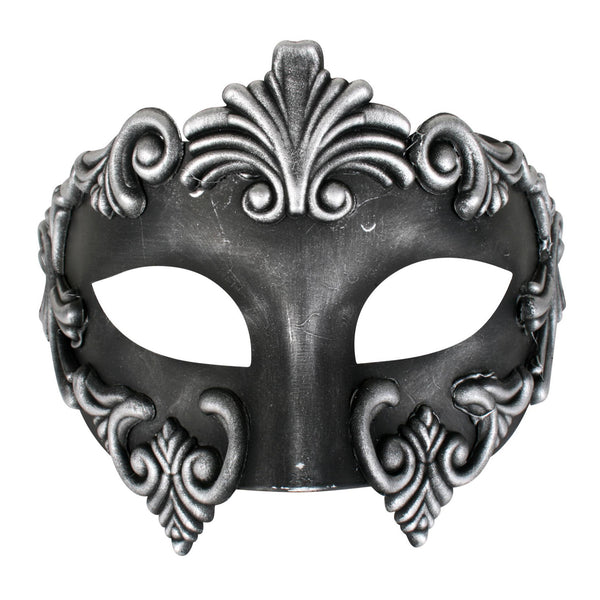 Buy Lorenzo Silver and Black Eye Mask