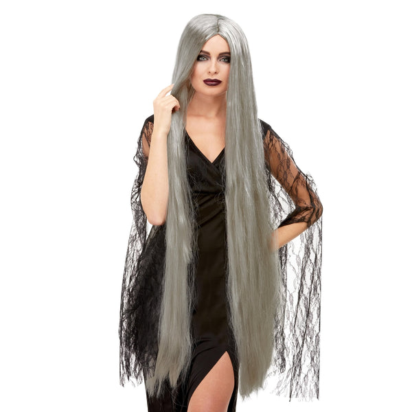 Buy Witch Wig Extra Long Grey