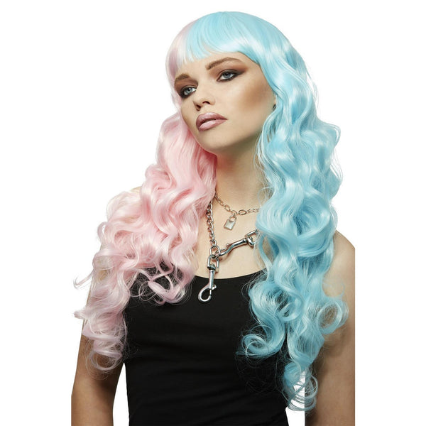 Buy Cotton Candy Angel Wig Deluxe Pink and Blue