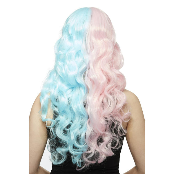 Buy Cotton Candy Angel Wig Deluxe Pink and Blue