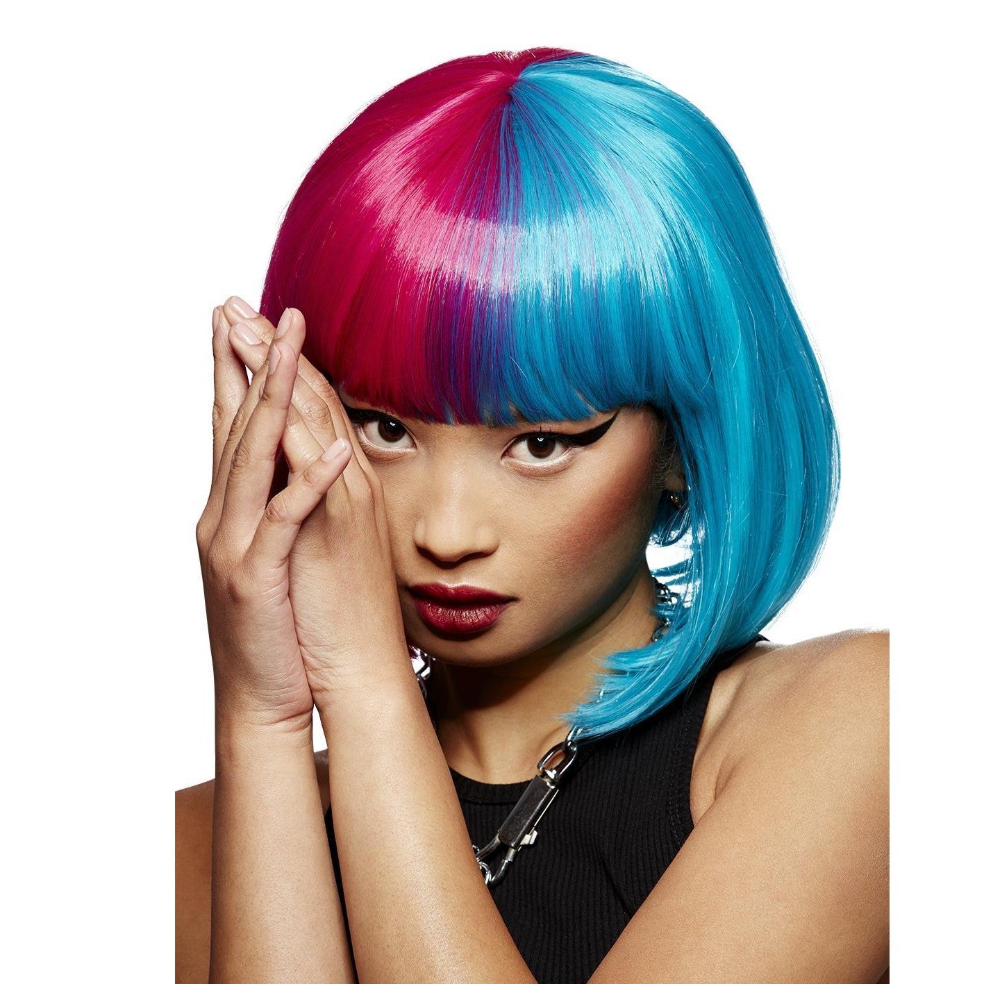 Buy Glam Doll Wig Deluxe Pink and Blue