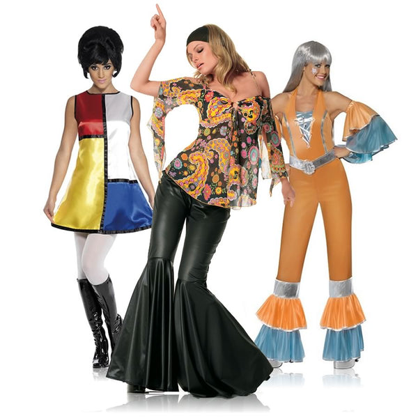 60s Psychedelic Dress Costume - Main Image